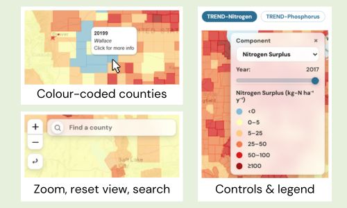 TREND map navigation
